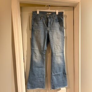 Levi's Classic Blue Wide Leg Jeans (726 Flare)